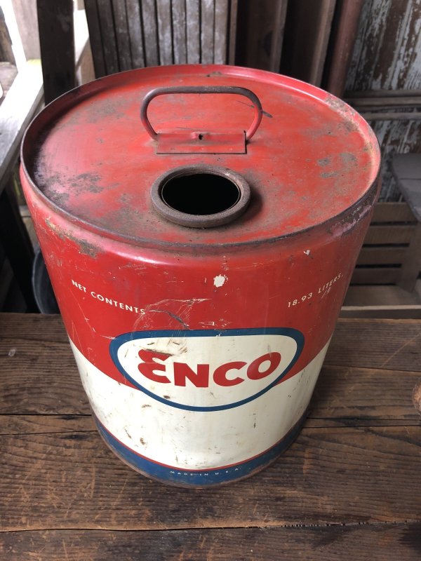 画像4: Vintage Motor Gas Oil 5 Gallon Can ENCO (R584) 