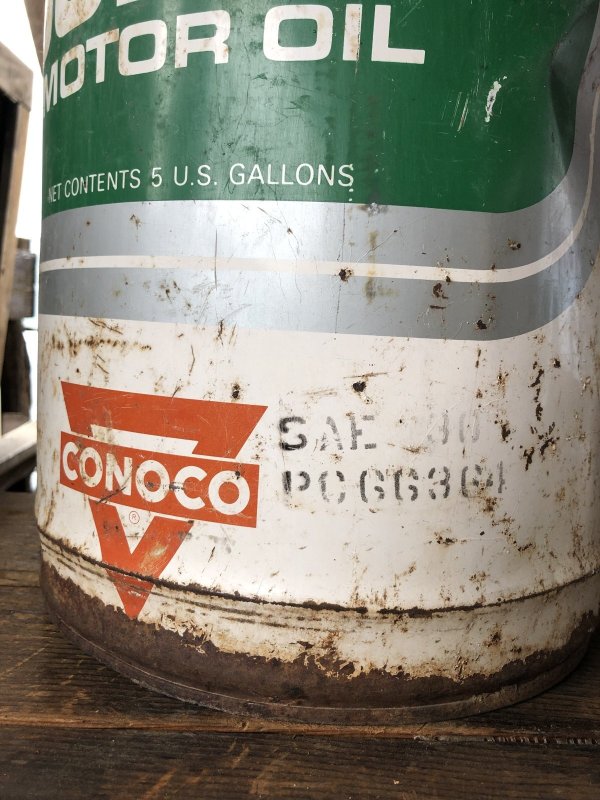 画像10: Vintage Motor Gas Oil 5 Gallon Can CONOCO (R589)