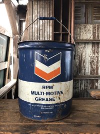 Vintage Motor Gas Oil 5 Gallon Can CHEVRON (R587) 