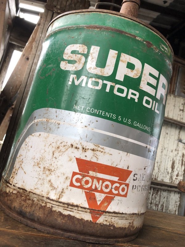 画像2: Vintage Motor Gas Oil 5 Gallon Can CONCO (R589) 