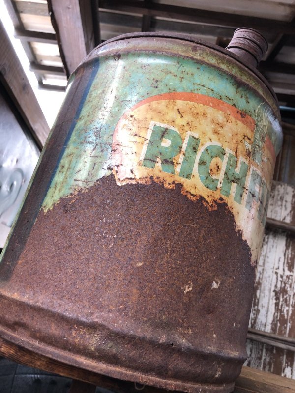 画像7: Vintage Motor Gas Oil 5 Gallon Can RICHFIELD (R588) 