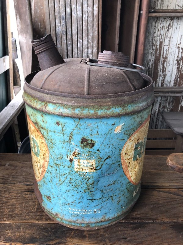 画像11: Vintage Motor Gas Oil 5 Gallon Can RICHFIELD (R588) 