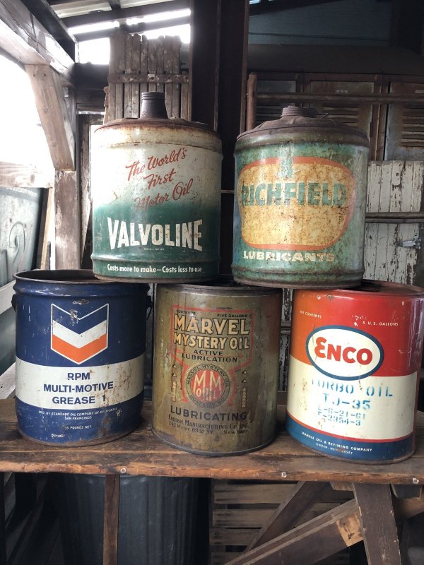 画像10: Vintage Motor Gas Oil 5 Gallon Can ENCO (R584) 