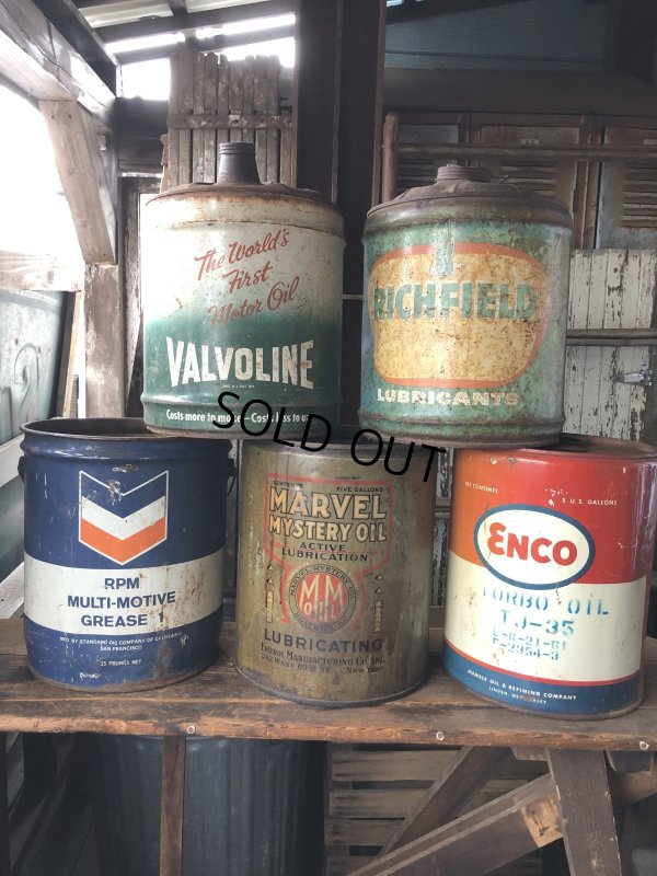 画像10: Vintage Motor Gas Oil 5 Gallon Can ENCO (R584) 