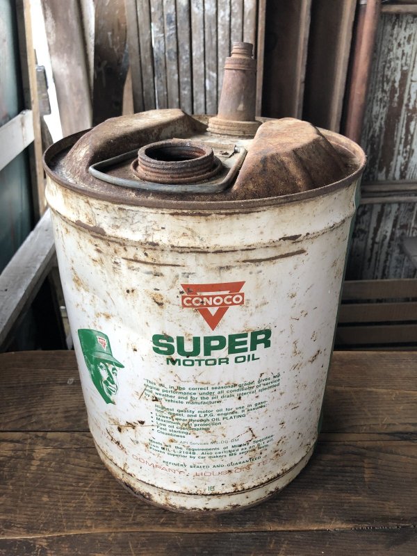 画像5: Vintage Motor Gas Oil 5 Gallon Can CONOCO (R589)