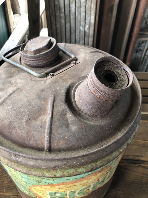 画像15: Vintage Motor Gas Oil 5 Gallon Can RICHFIELD (R588) 