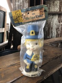 70s Vintage Advertising Bucky Bradford Vinyl Doll W/Pack (R589) 