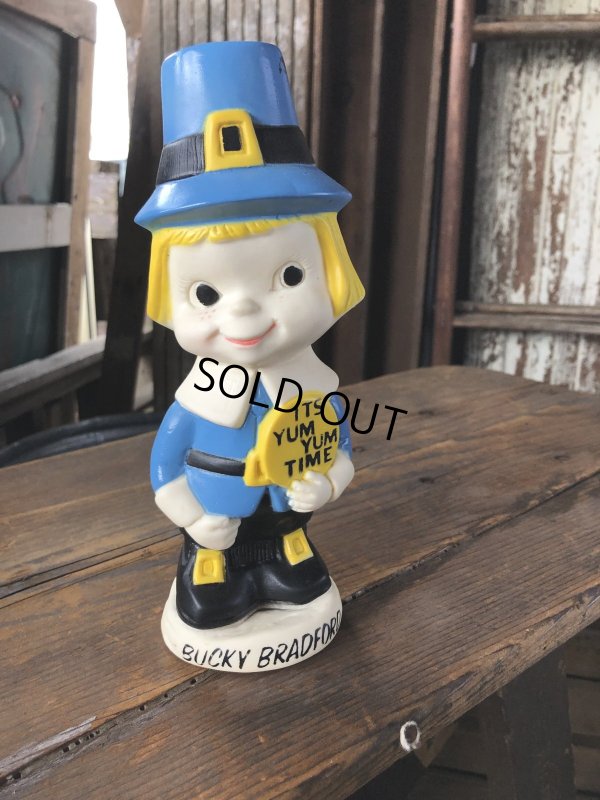 画像1: 70s Vintage Advertising Bucky Bradford Vinyl Doll (R590) 