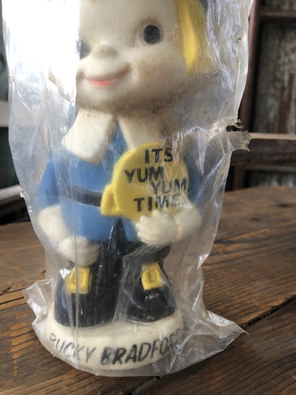 画像12: 70s Vintage Advertising Bucky Bradford Vinyl Doll W/Pack (R589) 