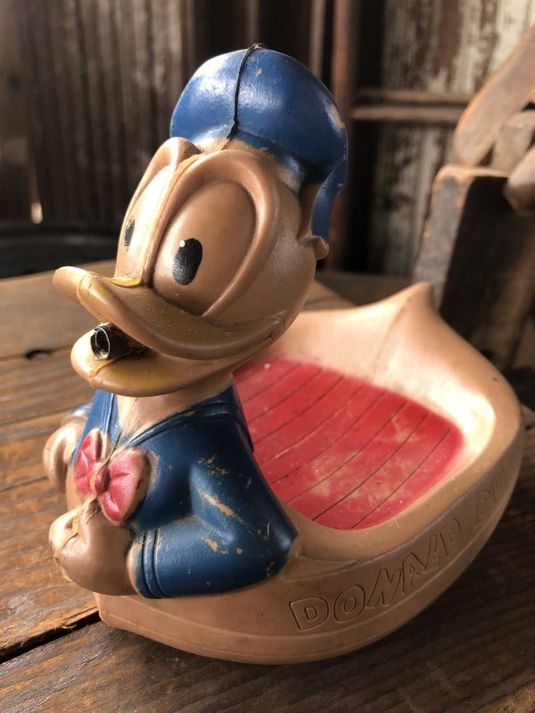 画像7: 50s Vintage Disney Sun Rubber Donald Duck Soap Dish (R593)