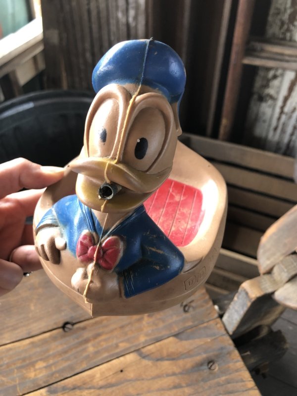 画像10: 50s Vintage Disney Sun Rubber Donald Duck Soap Dish (R593)