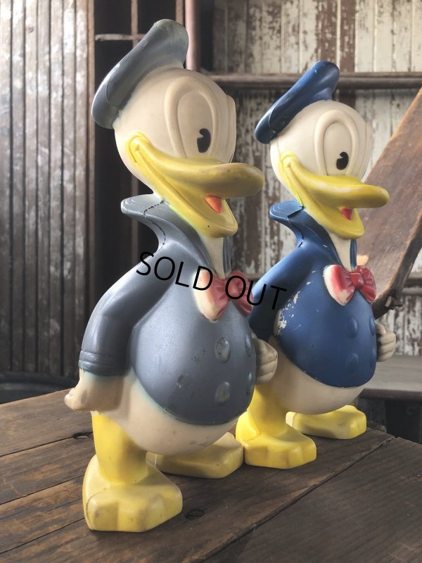 画像13: 50s Vintage Disney Sun Rubber Donald Duck Doll 26cm (R591)