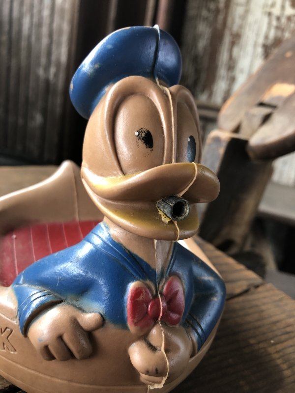 画像6: 50s Vintage Disney Sun Rubber Donald Duck Soap Dish (R593)
