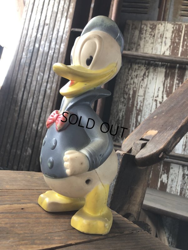 画像7: 50s Vintage Disney Sun Rubber Donald Duck Doll 26cm (R591)