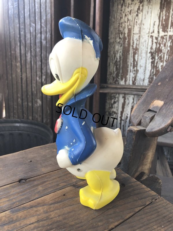 画像4: 50s Vintage Disney Sun Rubber Donald Duck Doll 26cm (R592)