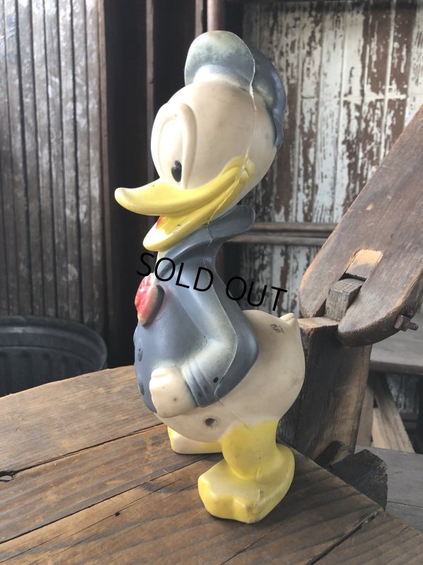 画像4: 50s Vintage Disney Sun Rubber Donald Duck Doll 26cm (R591)