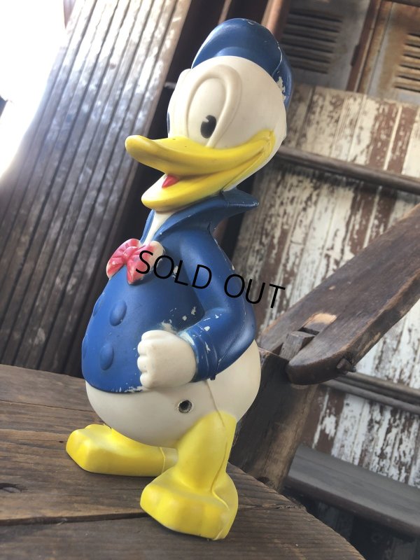 画像9: 50s Vintage Disney Sun Rubber Donald Duck Doll 26cm (R592)