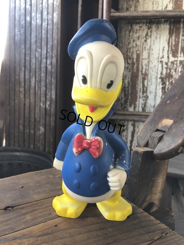 画像3: 50s Vintage Disney Sun Rubber Donald Duck Doll 26cm (R592)
