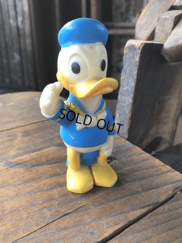 画像1: Vintage Disney Donald Duck Doll 10.5cm (R602)