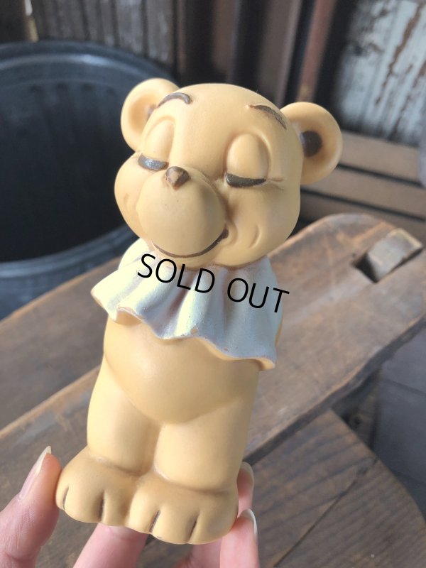 画像1: 70s Vintage Advertising Tommee Tippee Bear Vinyl Doll (R606)