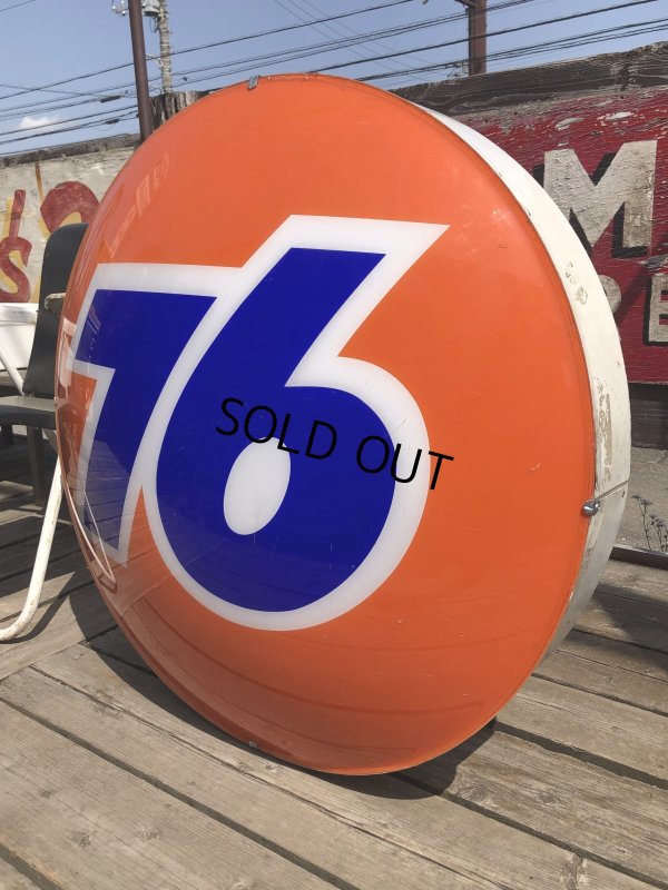画像3: Vintage Advertising 76 Gas Station Original Display Lighted Sign Huge (R607) 