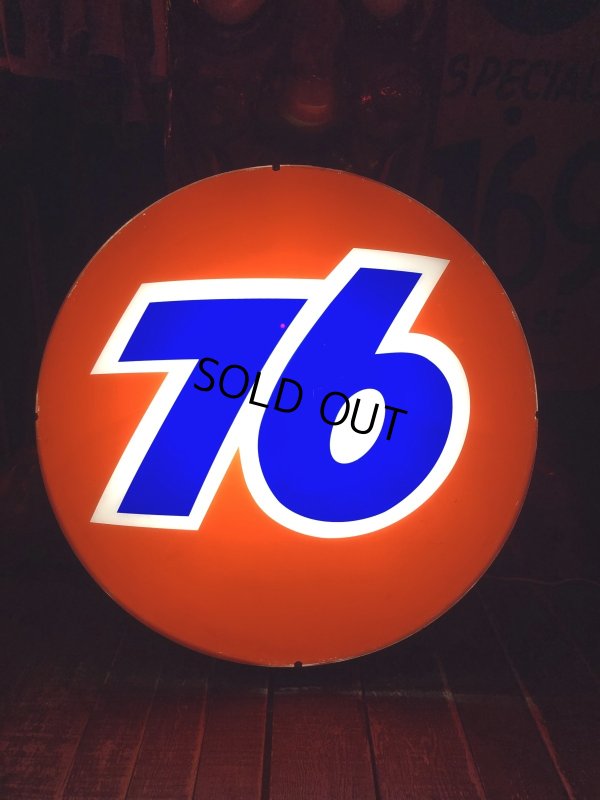 画像7: Vintage Advertising 76 Gas Station Original Display Lighted Sign Huge (R607) 