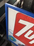 画像5: Vintage 7UP Soda Peter Max Floral Cardboard Store Sign w/Frame (R608)