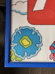 画像13: Vintage 7UP Soda Peter Max Floral Cardboard Store Sign w/Frame (R608)