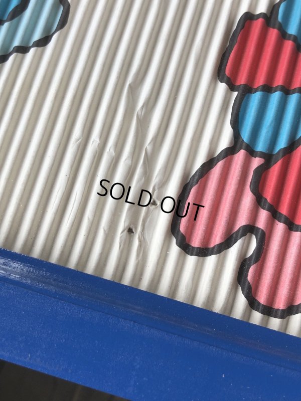 画像16: Vintage 7UP Soda Peter Max Floral Cardboard Store Sign w/Frame (R608)