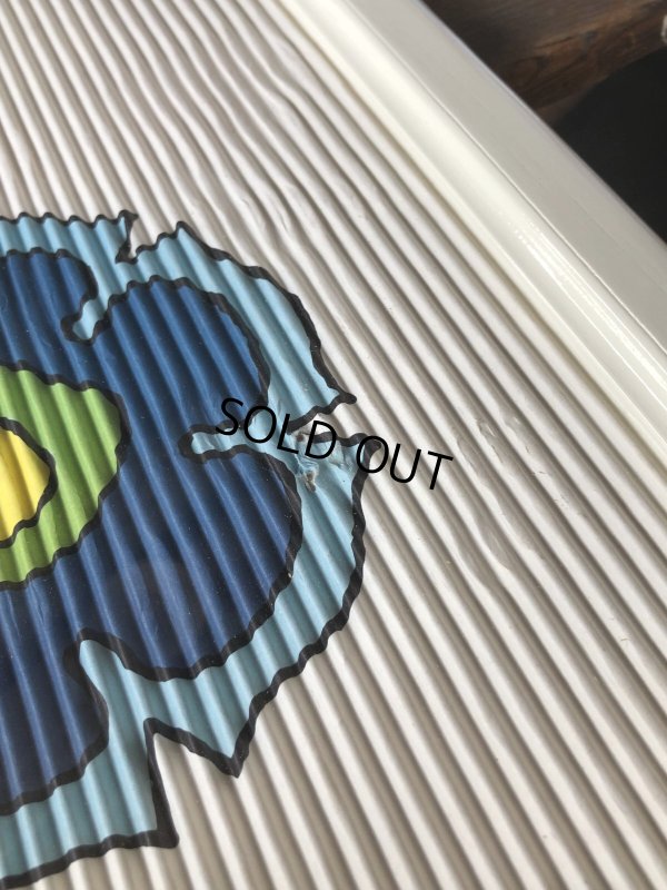 画像12: Vintage 7UP Soda Peter Max Floral Cardboard Store Sign w/Frame (R609)