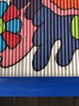 画像17: Vintage 7UP Soda Peter Max Floral Cardboard Store Sign w/Frame (R608)