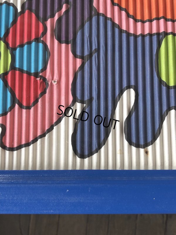 画像17: Vintage 7UP Soda Peter Max Floral Cardboard Store Sign w/Frame (R608)