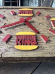 画像9: 70s Vintage BURGER KING Store Display Faux Wood Wall Clock Sign (R610)