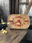 画像11: 70s Vintage BURGER KING Store Display Faux Wood Wall Clock Sign (R610)