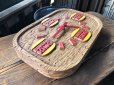 画像3: 70s Vintage BURGER KING Store Display Faux Wood Wall Clock Sign (R610)