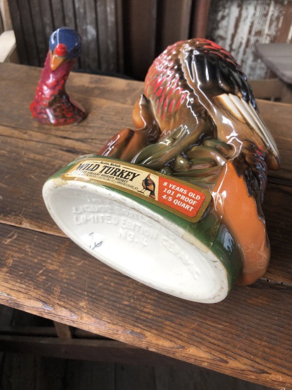 画像18: Vintage Wild Turkey Kentucky Bourbon Whiske Decanter Bottle (R611)