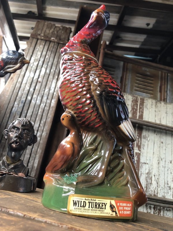 画像20: Vintage Wild Turkey Kentucky Bourbon Whiske Decanter Bottle (R611)