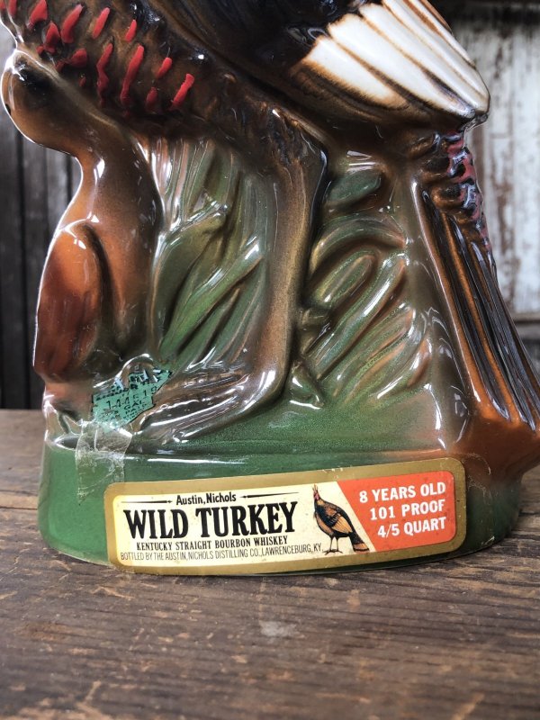 画像10: Vintage Wild Turkey Kentucky Bourbon Whiske Decanter Bottle (R611)