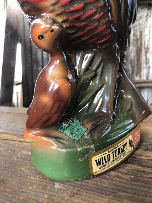 画像9: Vintage Wild Turkey Kentucky Bourbon Whiske Decanter Bottle (R611)