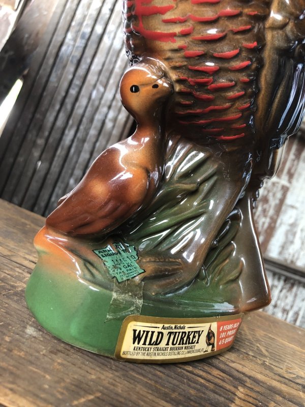 画像7: Vintage Wild Turkey Kentucky Bourbon Whiske Decanter Bottle (R611)