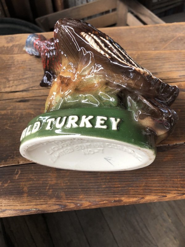 画像15: Vintage Wild Turkey Kentucky Bourbon Whiske Decanter Bottle (R612)