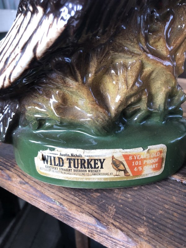 画像5: Vintage Wild Turkey Kentucky Bourbon Whiske Decanter Bottle (R612)