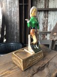 画像2: 70s Vintage Advertising JIM BEAM Bourbon Whiskey Cowgirl Counter Display Statue (R613) (2)