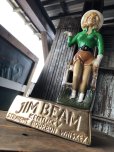 画像16: 70s Vintage Advertising JIM BEAM Bourbon Whiskey Cowgirl Counter Display Statue (R613)