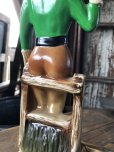 画像10: 70s Vintage Advertising JIM BEAM Bourbon Whiskey Cowgirl Counter Display Statue (R613)