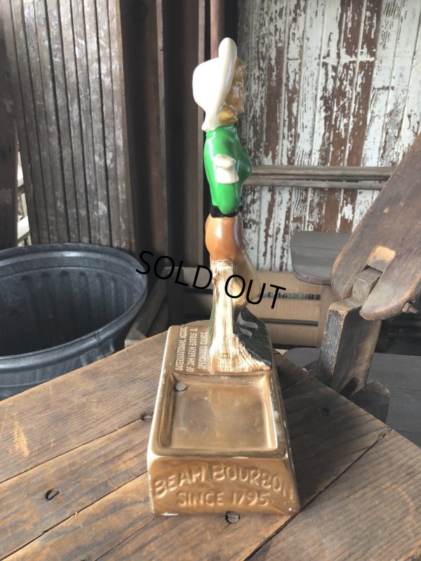 画像3: 70s Vintage Advertising JIM BEAM Bourbon Whiskey Cowgirl Counter Display Statue (R613)