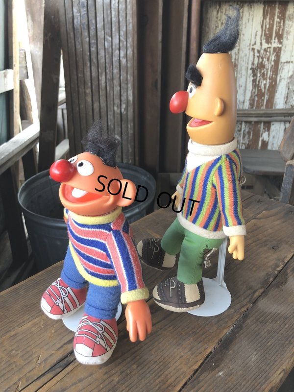 画像4: 80s Vintage Applause SESAME STREET Ernie ＆ Bert Doll Set (R614)