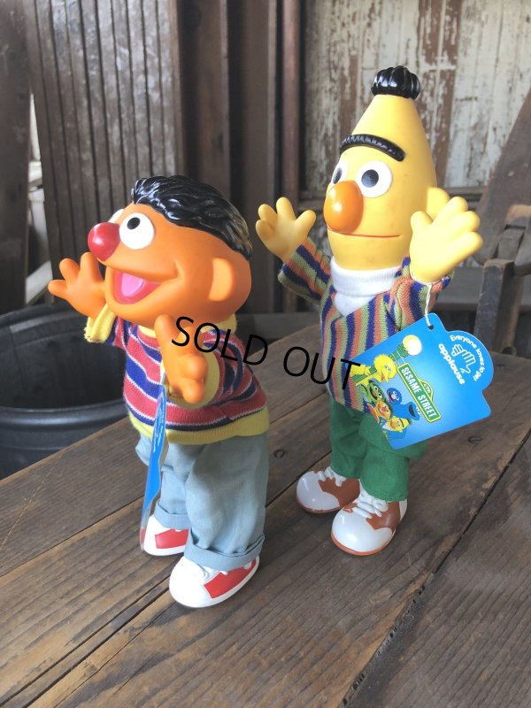 画像3: 90s Vintage Applause SESAME STREET Ernie ＆ Bert Doll Set (R615)