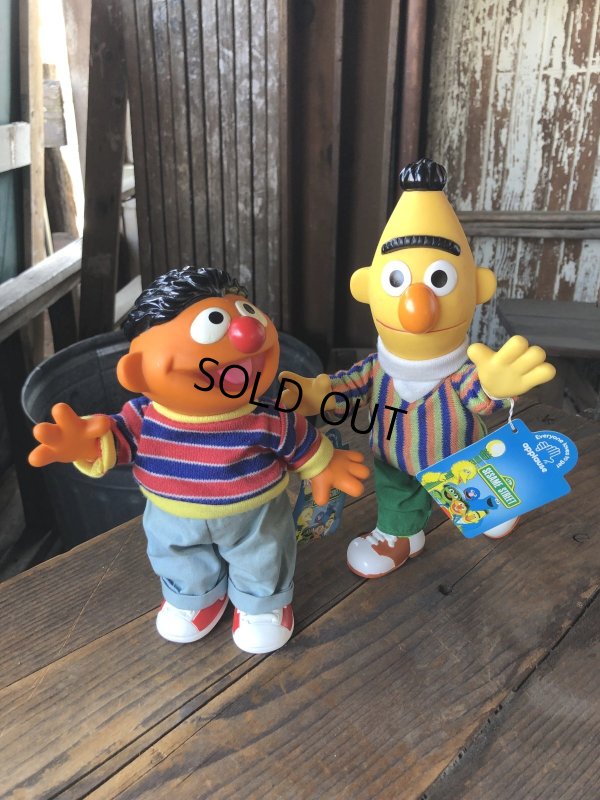 画像6: 90s Vintage Applause SESAME STREET Ernie ＆ Bert Doll Set (R615)
