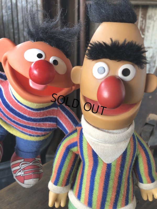 画像8: 80s Vintage Applause SESAME STREET Ernie ＆ Bert Doll Set (R614)